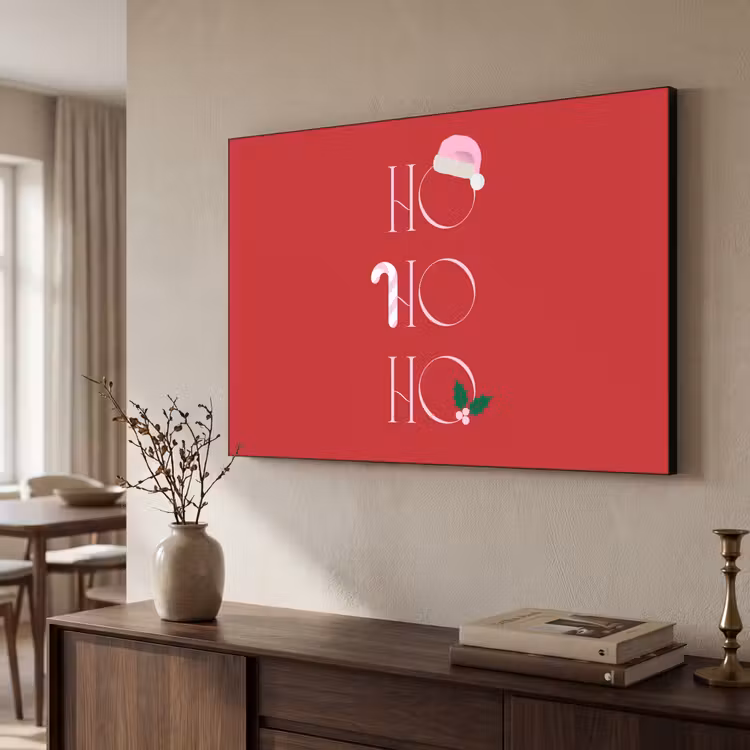 Art frame - Kerst - Tekst - illustratie - Rood — 7