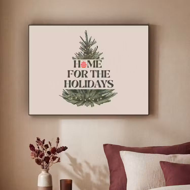 Art frame - Kerst - Tekst - Kerstboom - Beige — 3