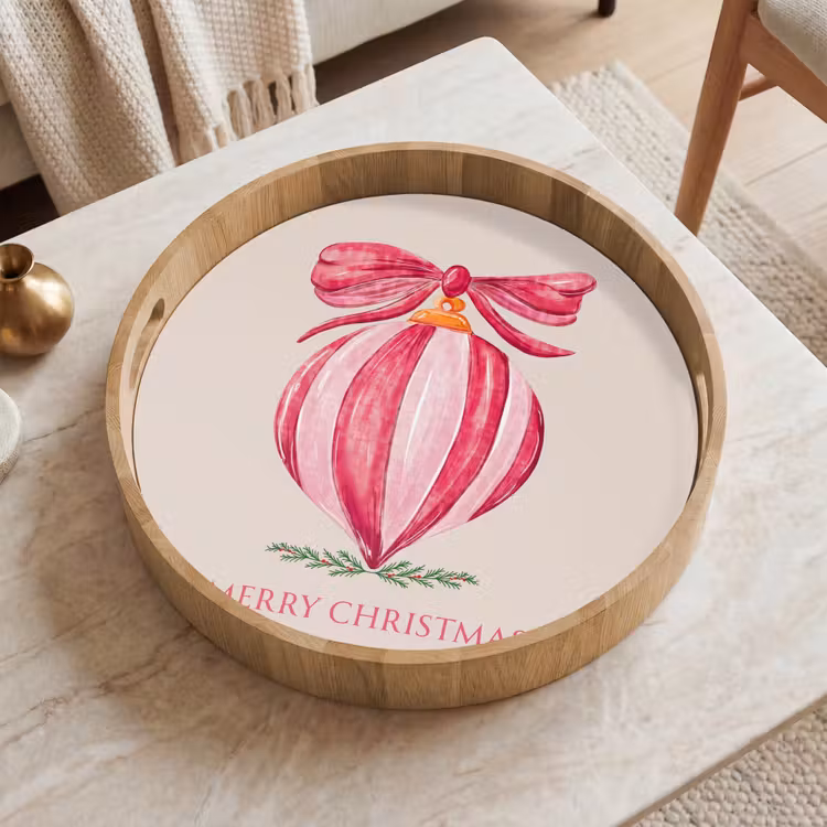 Dienblad - Kerst - Kerstbal - Tekst — 2