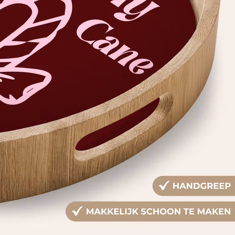 Dienblad - Kerst - Snoep - Tekst - Roze — 5