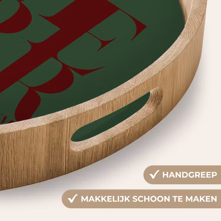 Dienblad - Merry - Tekst - Groen - Kerst — 5