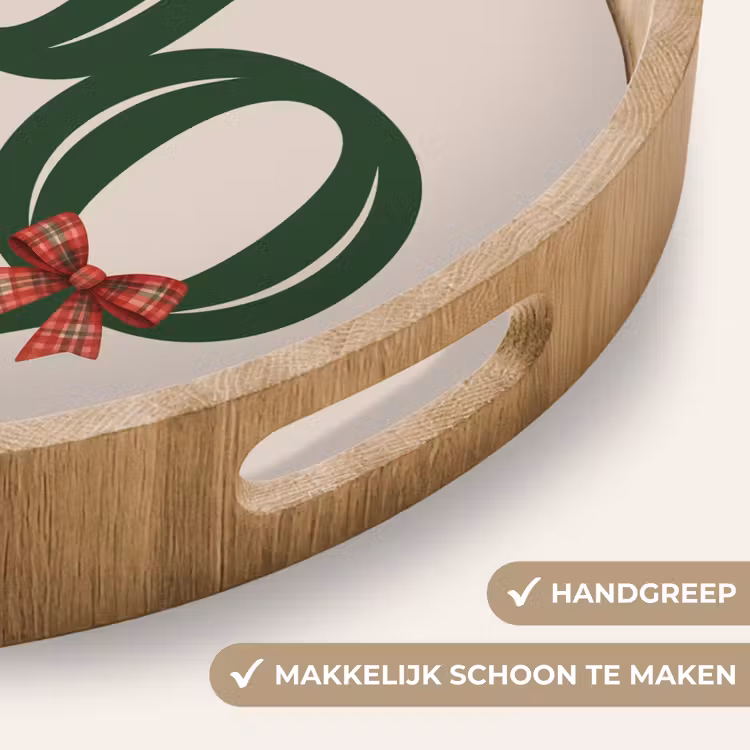 Dienblad - Tekst - Kerst - Groen — 5