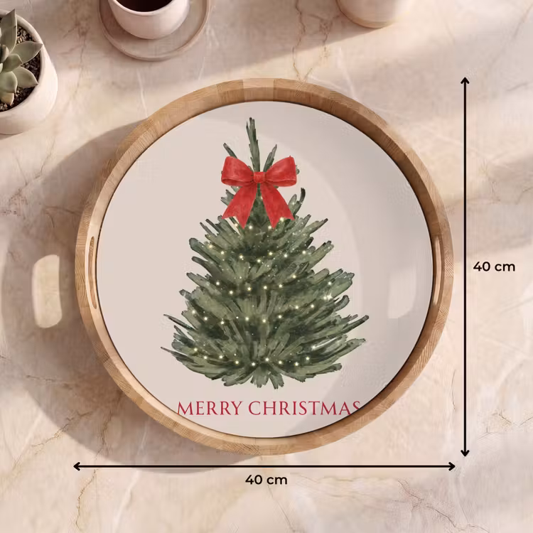 Dienblad - Tekst - Kerst - Kerstboom — 9