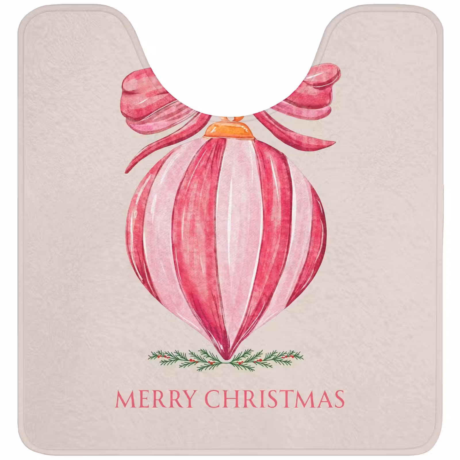 WC Mat - Kerst - Kerstbal - Tekst — 1
