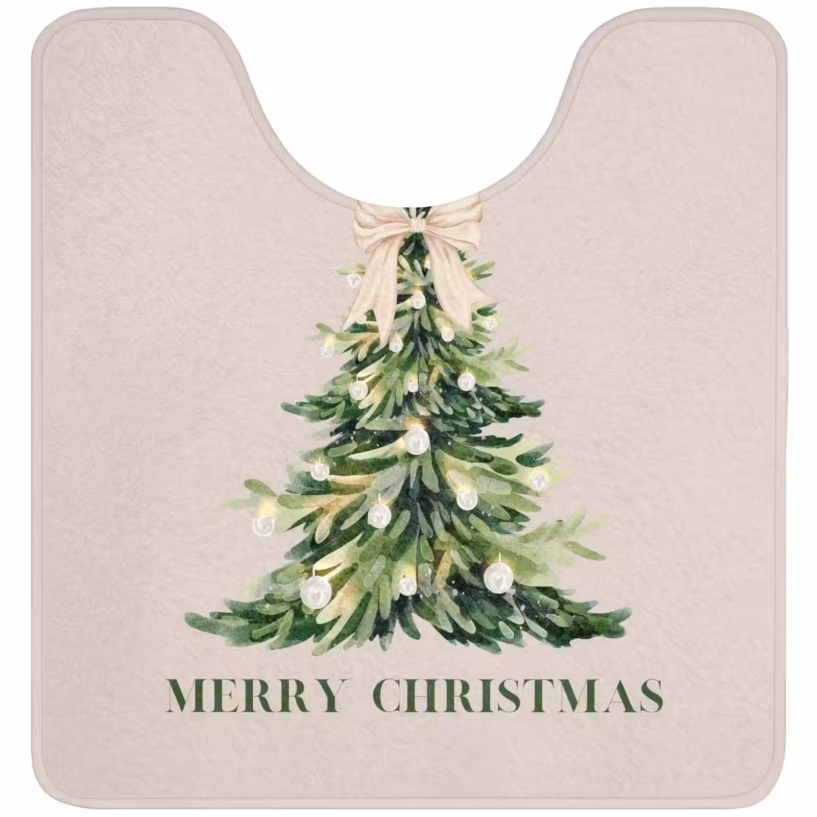 WC Mat - Kerst - Kerstboom - Tekst — 1