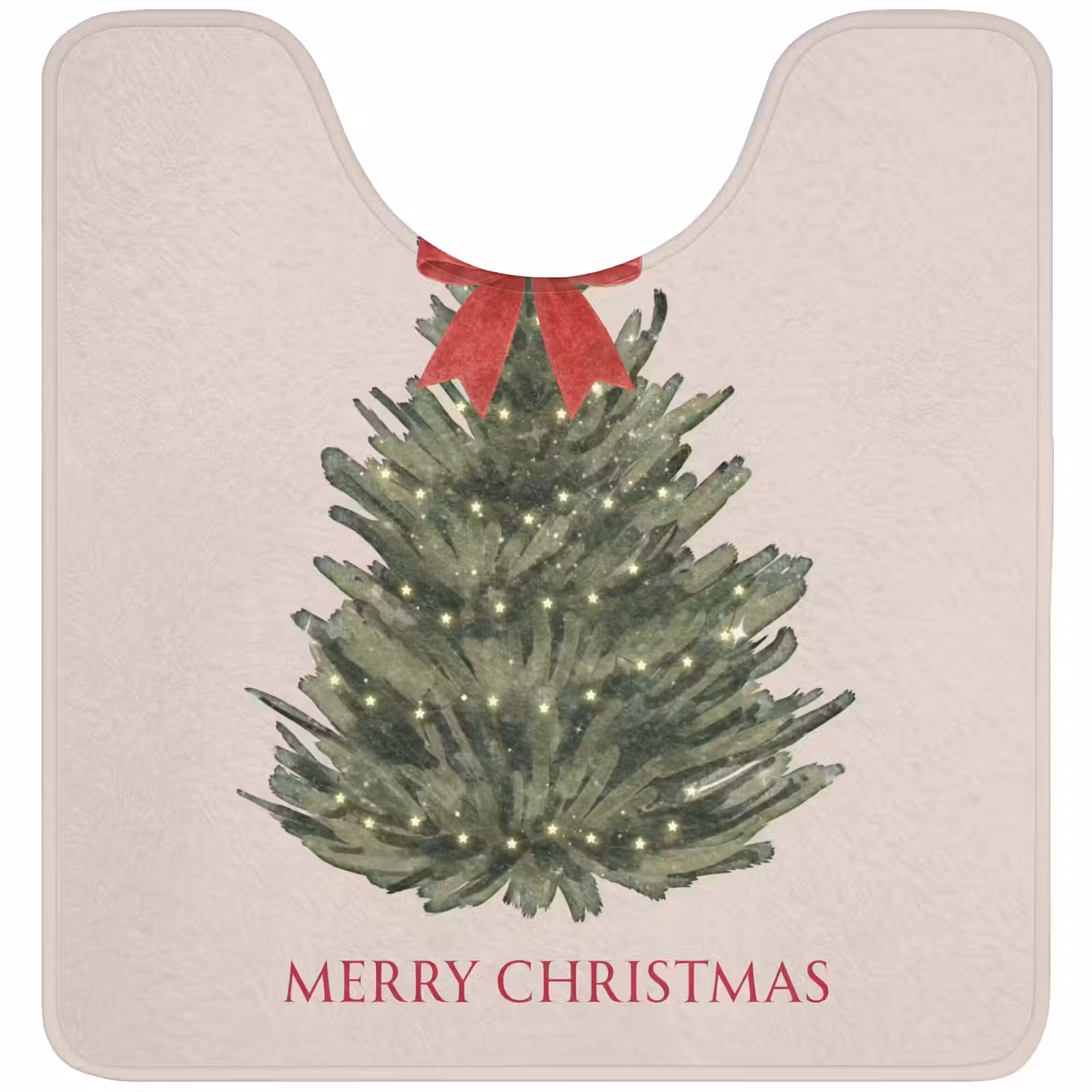 WC Mat - Tekst - Kerst - Kerstboom — 1