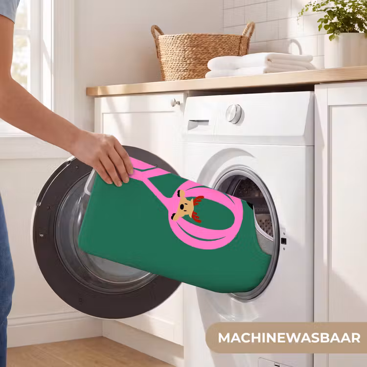 WC Mat - Joy - Kerst - Animatie - Roze - Groen — 6