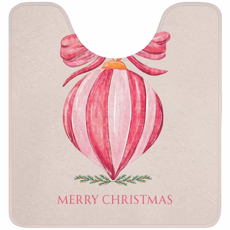 WC Mat - Kerst - Kerstbal - Tekst — 1