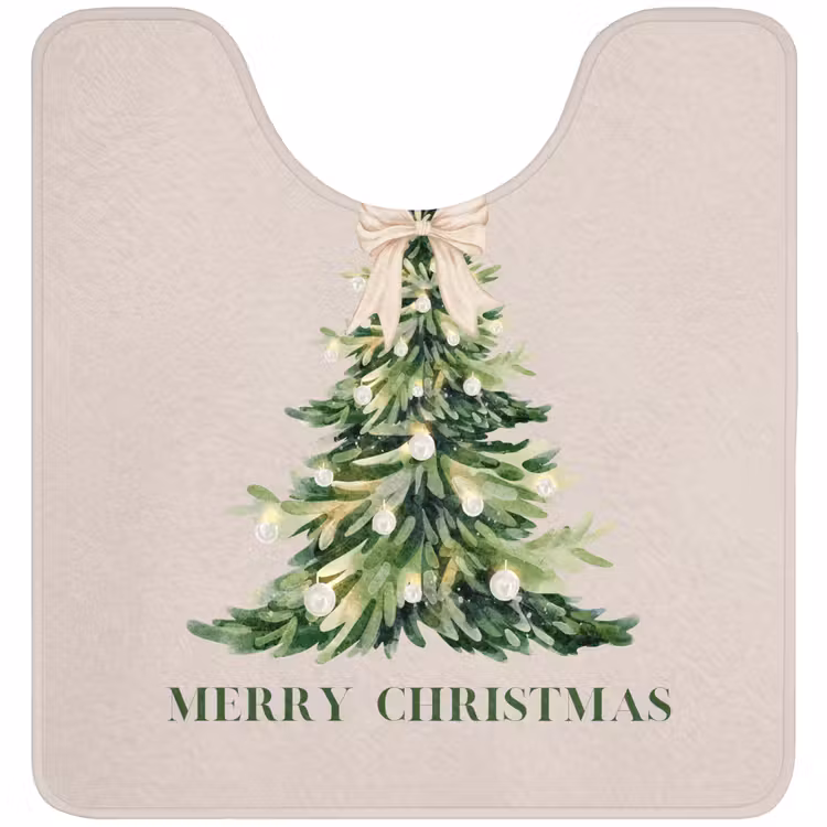 WC Mat - Kerst - Kerstboom - Tekst — 1