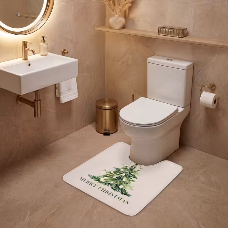 WC Mat - Kerst - Kerstboom - Tekst — 3