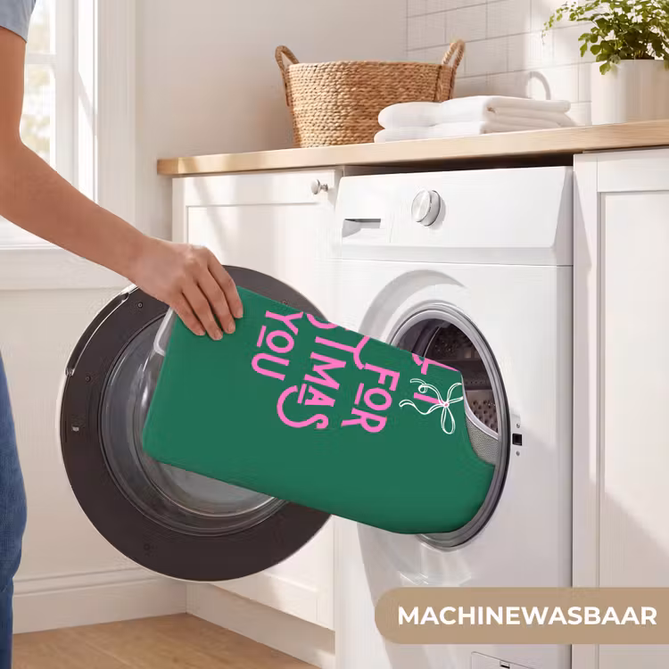 WC Mat - Kerst - Tekst - Roze - Groen — 6