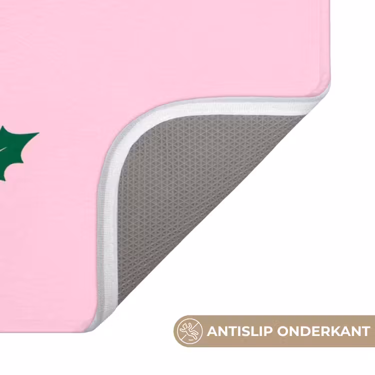 WC Mat - Kerst - Tekst - Roze - Illustratie — 4