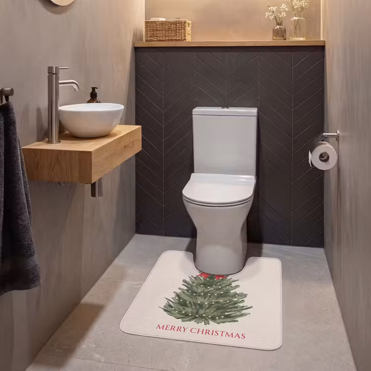 WC Mat - Tekst - Kerst - Kerstboom — 2