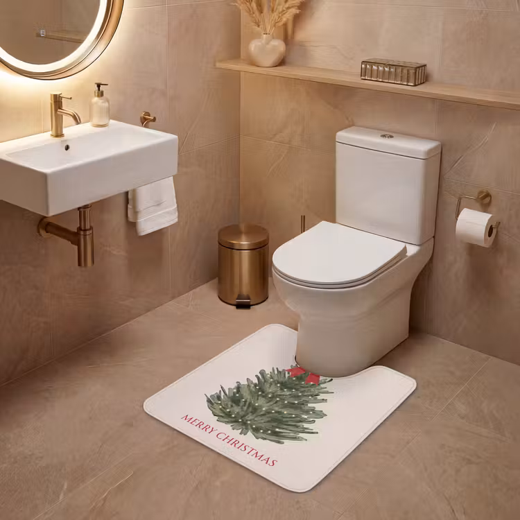 WC Mat - Tekst - Kerst - Kerstboom — 3