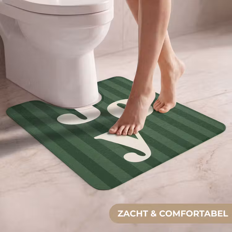 WC Mat - Joy - Kerst - Tekst - Groen — 5