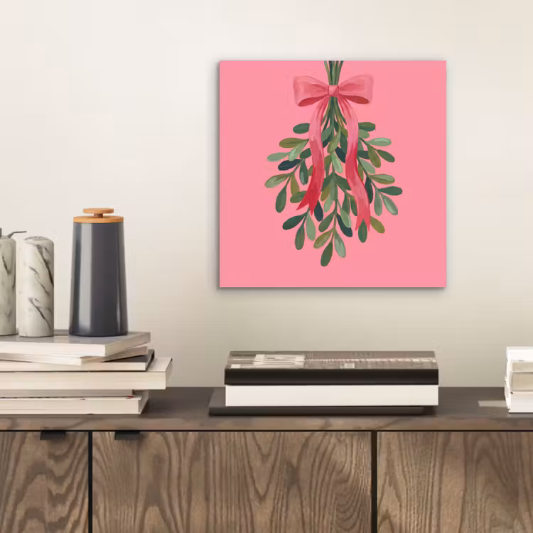Aluminium schilderij - Plant - Lint - Roze — 2