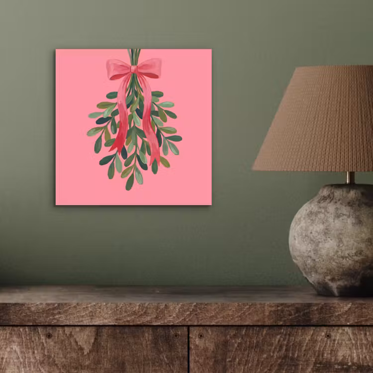 Aluminium schilderij - Plant - Lint - Roze — 3