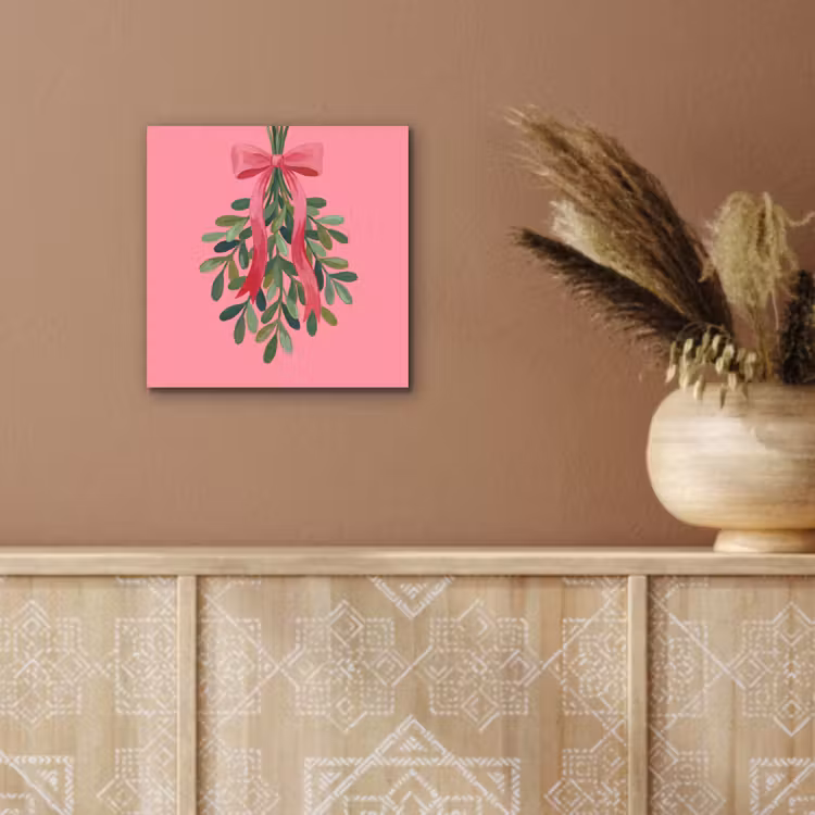 Aluminium schilderij - Plant - Lint - Roze — 5