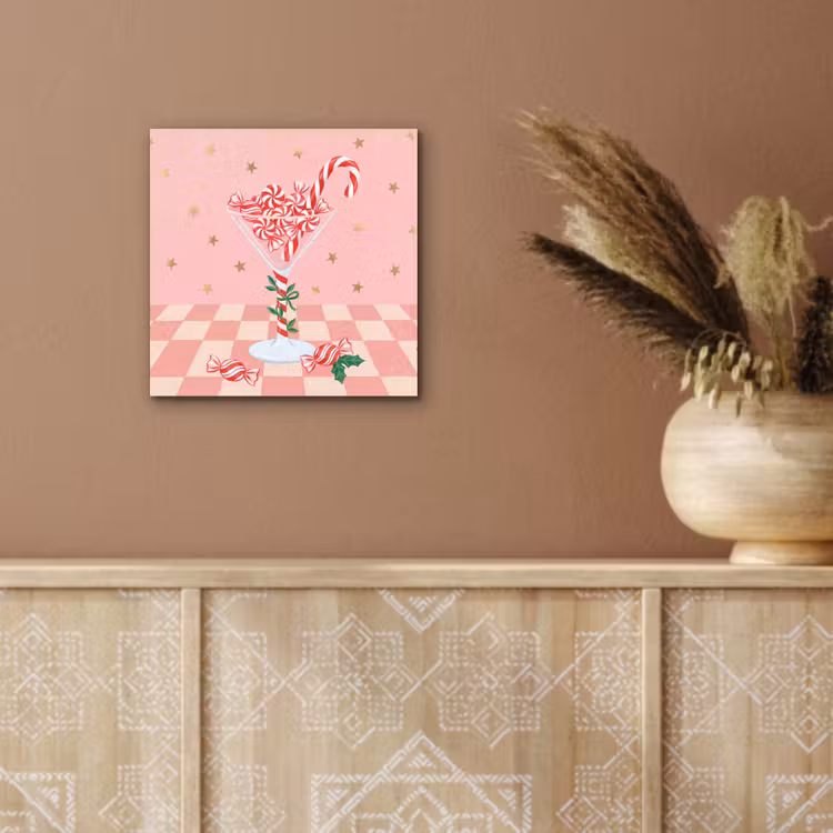 Aluminium schilderij - Snoep - Glas - Roze — 5