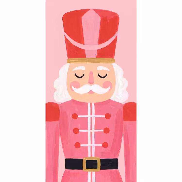 Behang - Notenkraker roze illustratie — 2