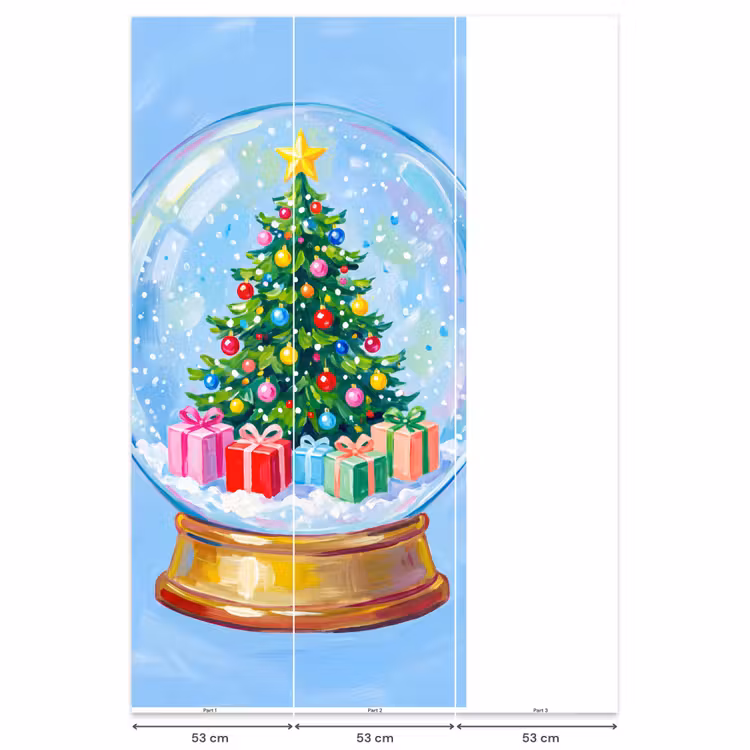 Behang - Sneeuwbol - Kerst - Cadeaus — 6