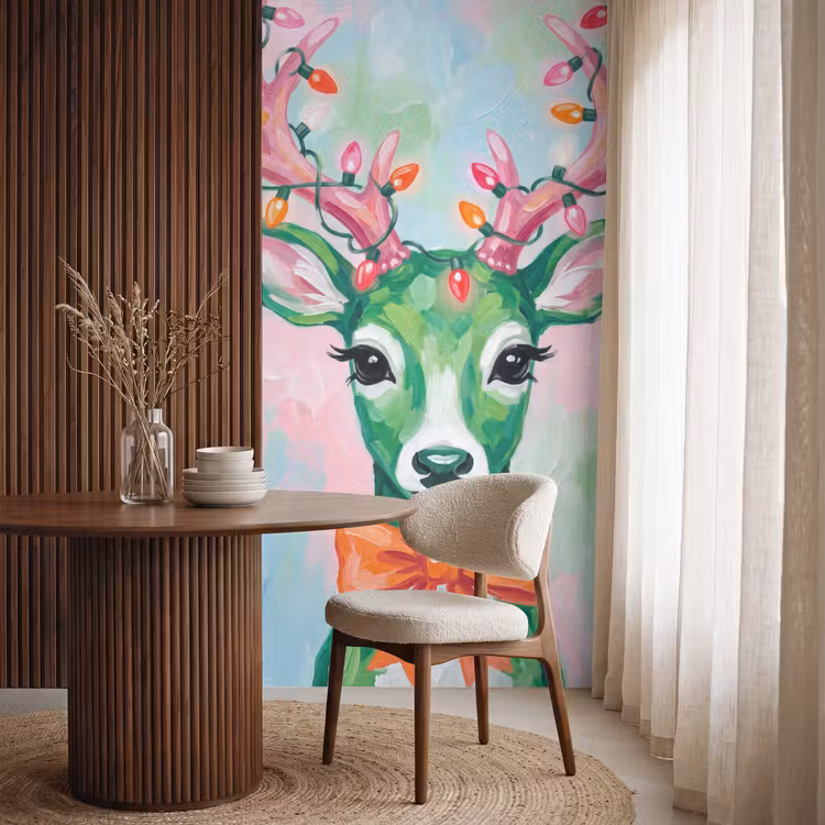 Behang - Hert - Kerst - Dieren — 4