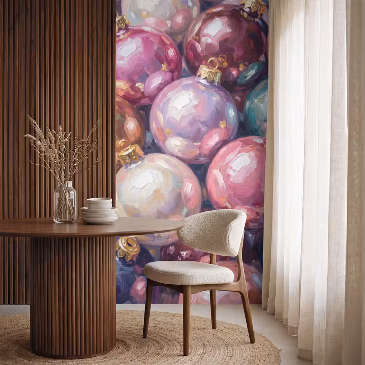 Behang - Kerstdecoratie - Kleurrijk - Feest — 4