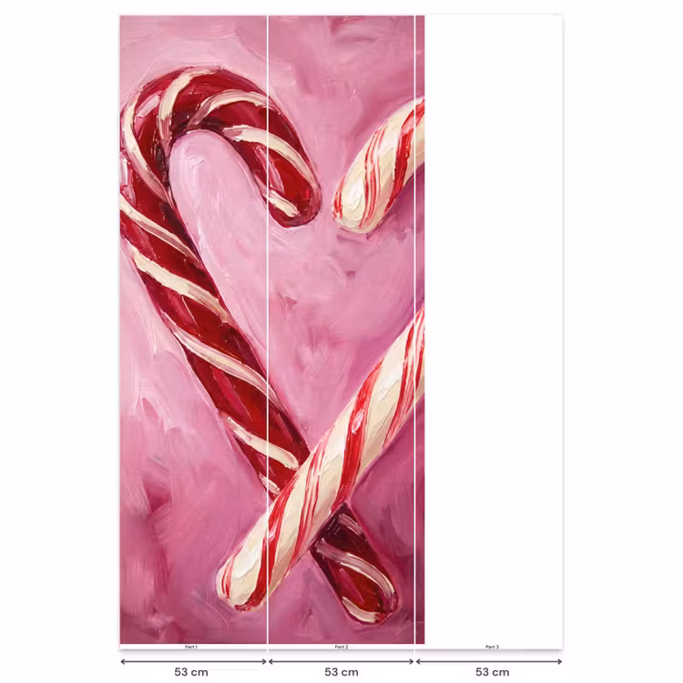 Behang - Snoep - Hart - Roze — 6