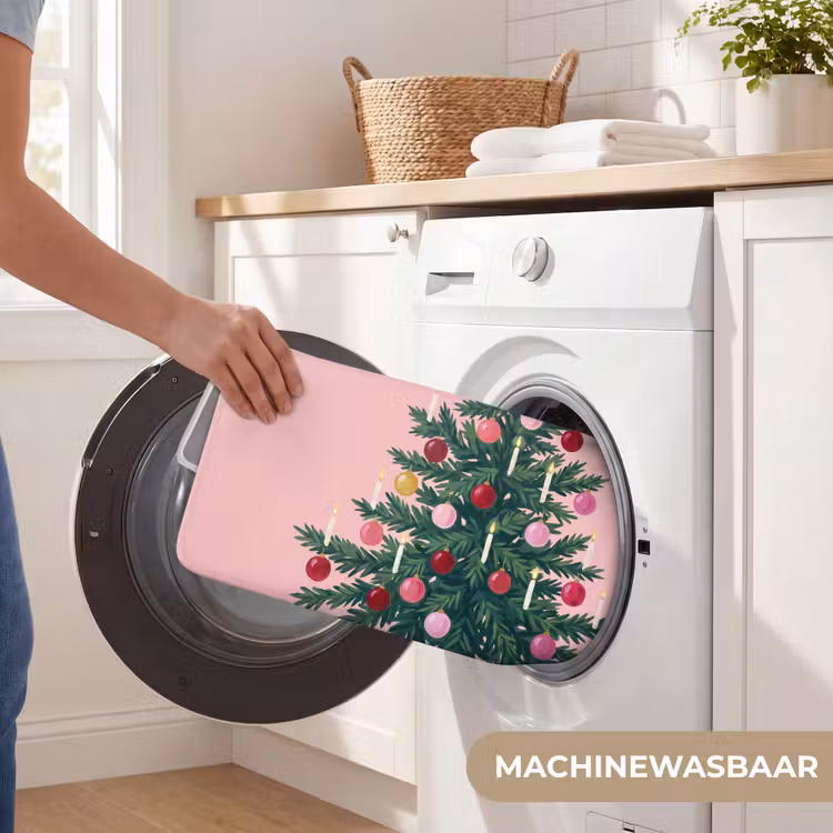 Badmat - Kerstboom - Kerst - Roze — 7
