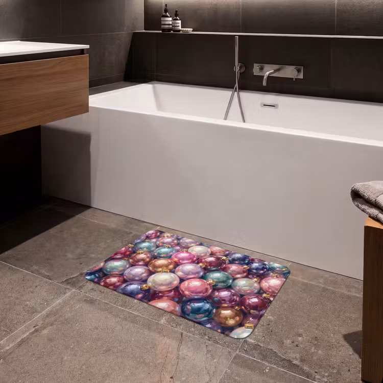 Badmat - Kerstdecoratie - Kleurrijk - Feest — 4