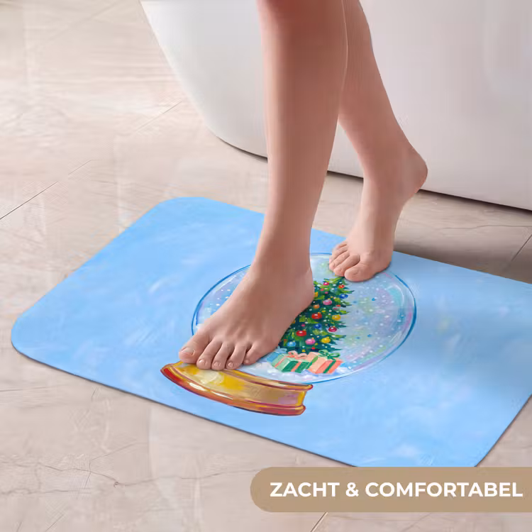 Badmat - Sneeuwbol - Kerst - Cadeaus — 5