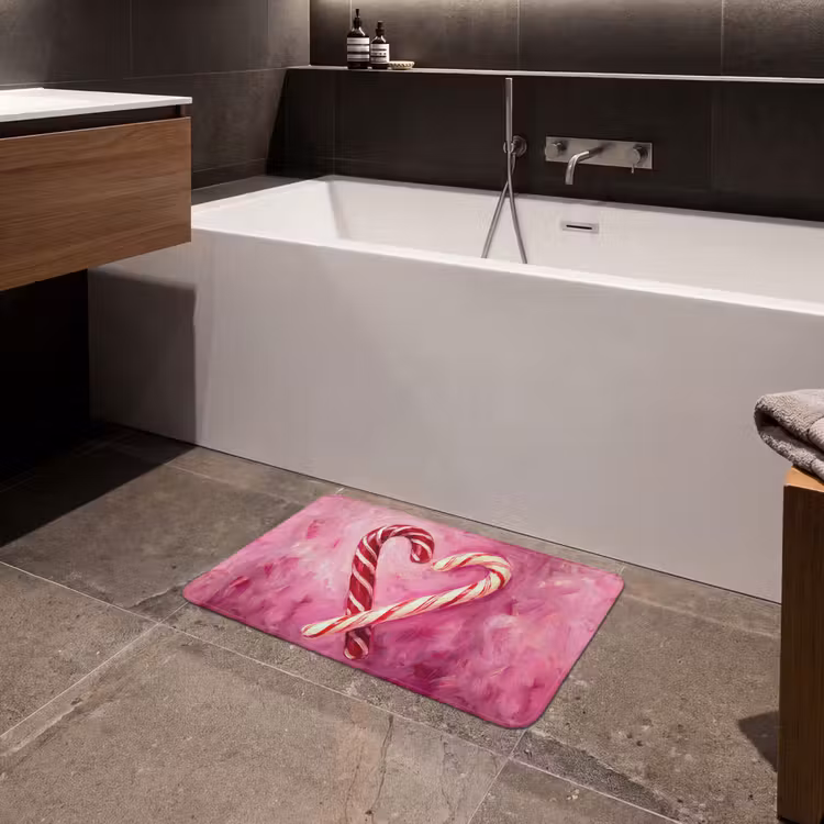 Badmat - Snoep - Hart - Roze — 4