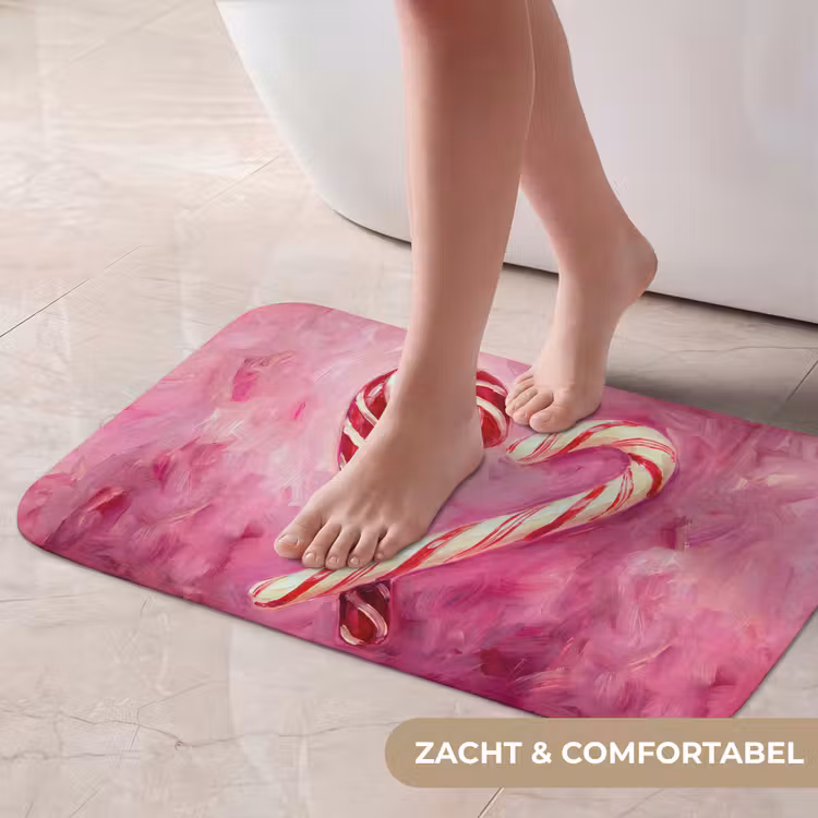 Badmat - Snoep - Hart - Roze — 5