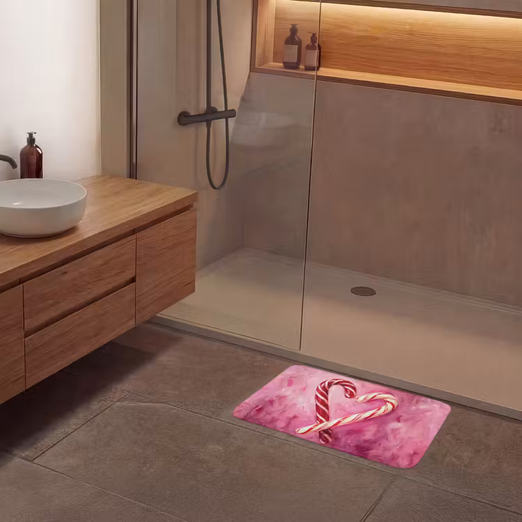 Badmat - Snoep - Hart - Roze — 6