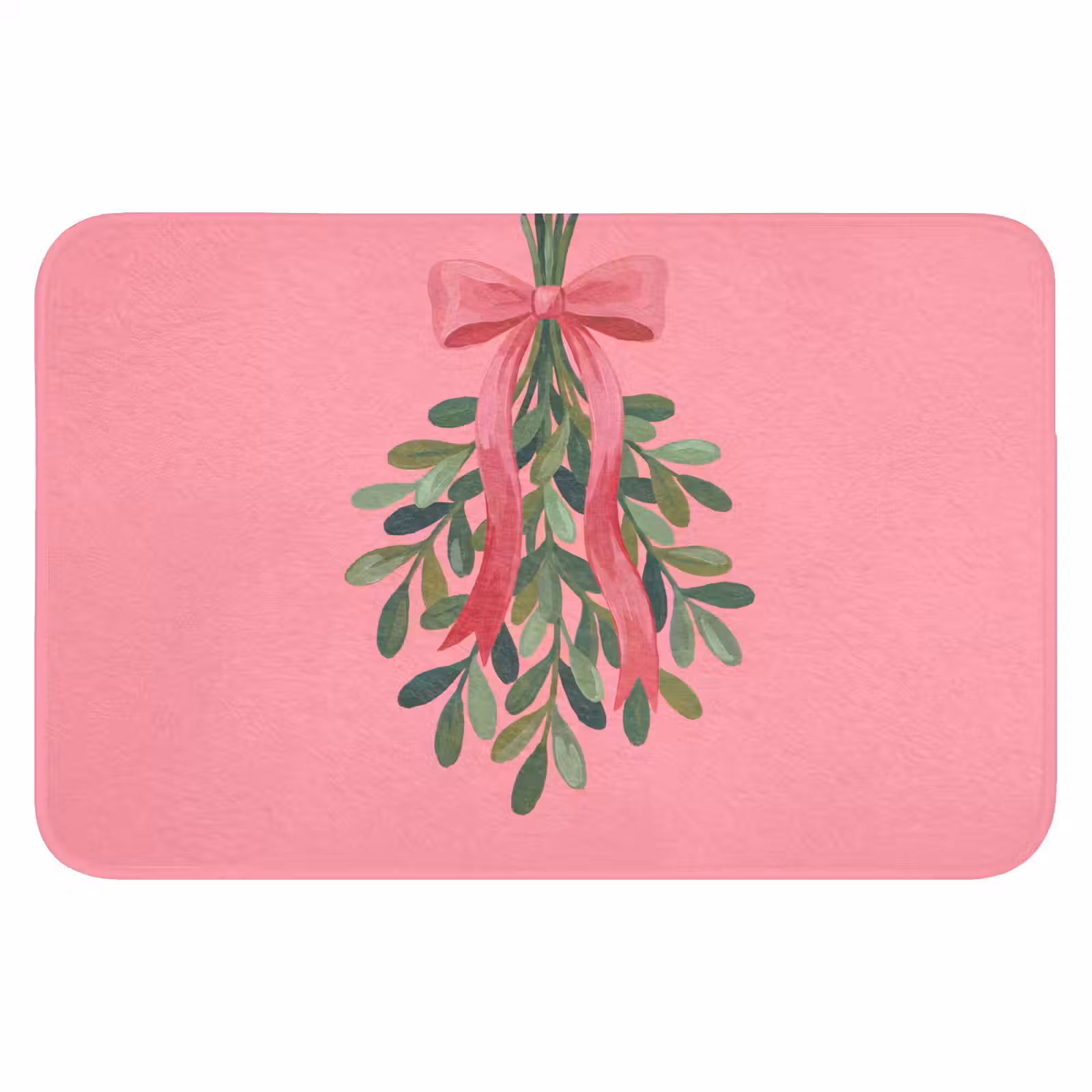 Badmat - Plant - Lint - Roze — 1