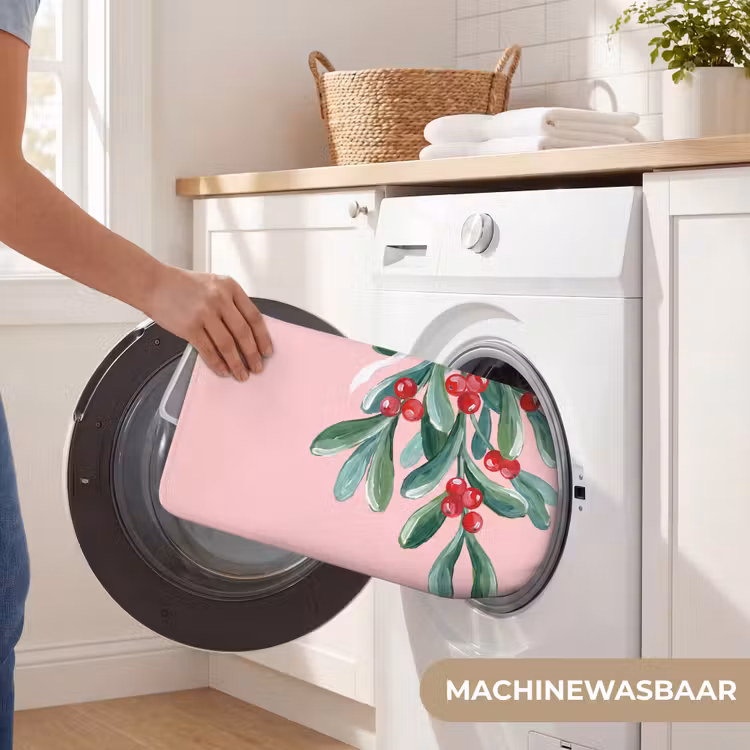 Badmat - Plant - Kerst - Roze — 7