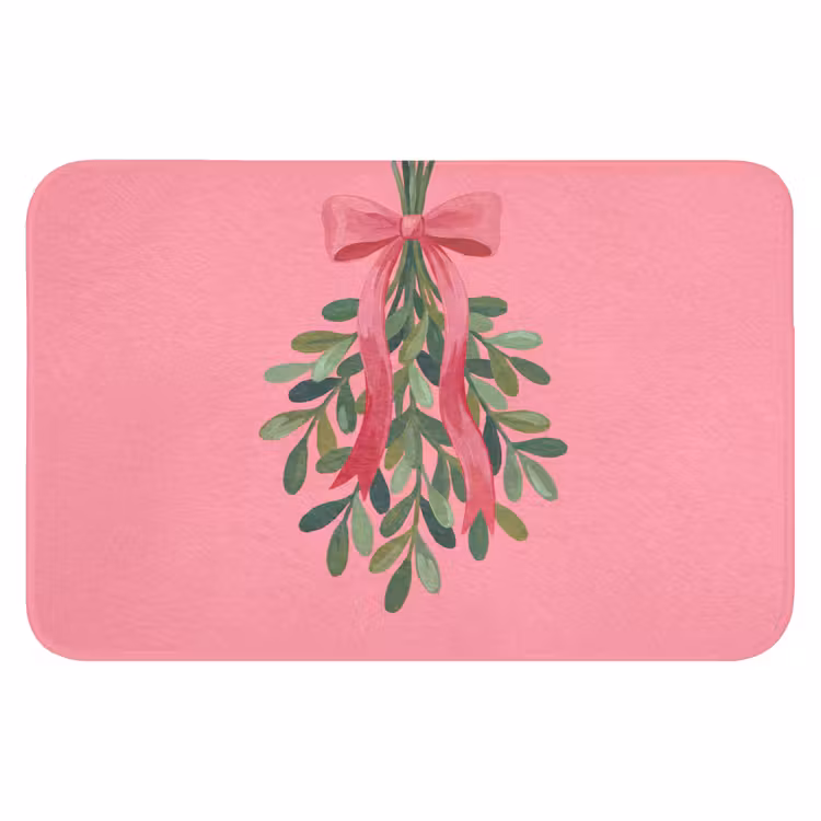 Badmat - Plant - Lint - Roze — 1