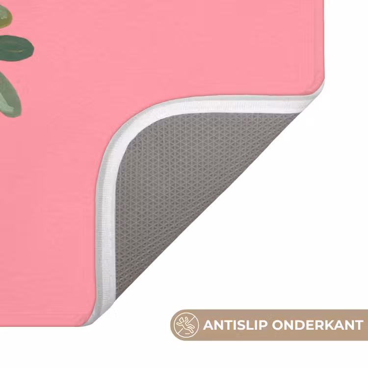 Badmat - Plant - Lint - Roze — 3