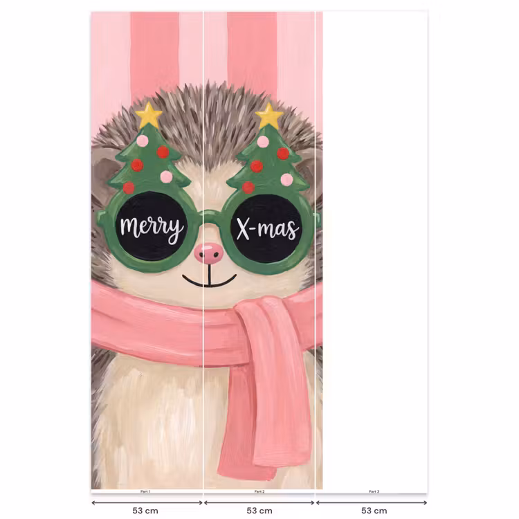 Behang - Egel - Kerst - Illustratie — 6