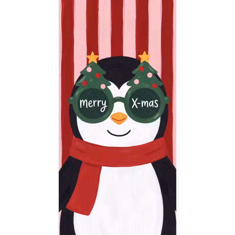 Behang - Pinguïn - Kerst - Illustratie — 2