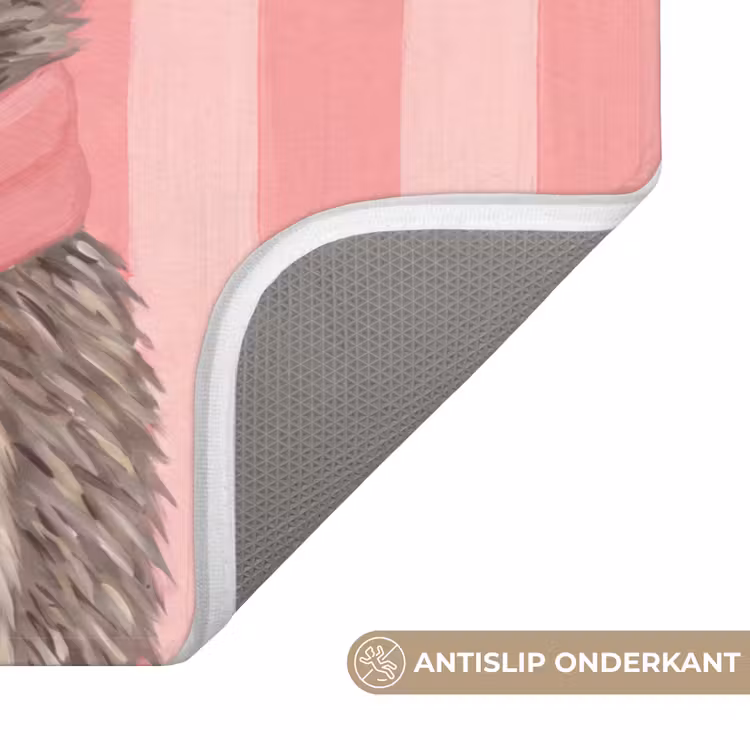 Badmat - Egel - Kerst - Illustratie — 3