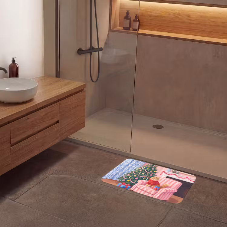 Badmat - Kat - Kerst - Interieur — 6