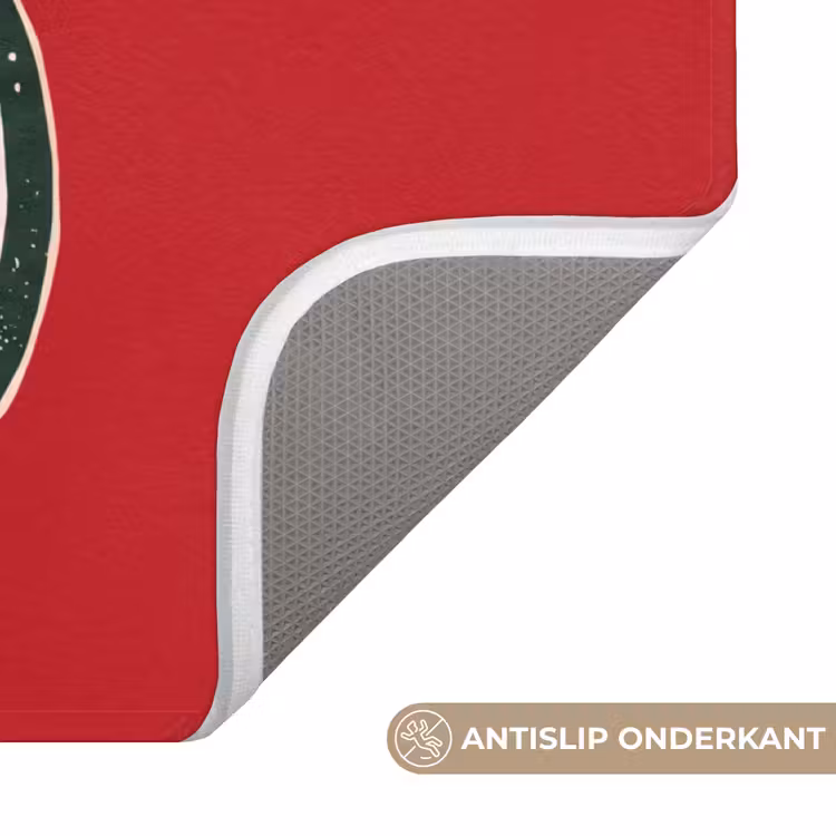 Badmat - Kerstbal - Kerst - Rood — 3