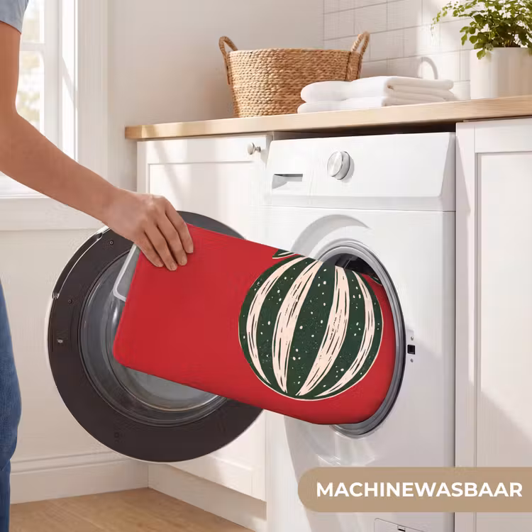 Badmat - Kerstbal - Kerst - Rood — 7
