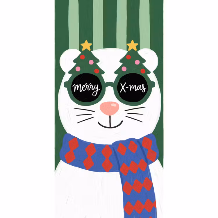 Behang - Dier - Winter - Cartoon — 2