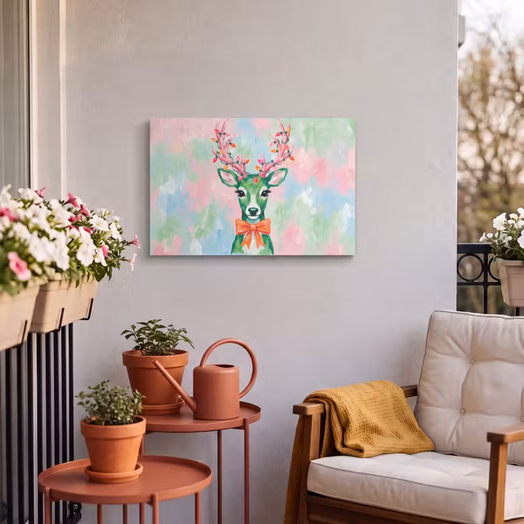 Buiten canvas - Hert - Kerst - Dieren — 3
