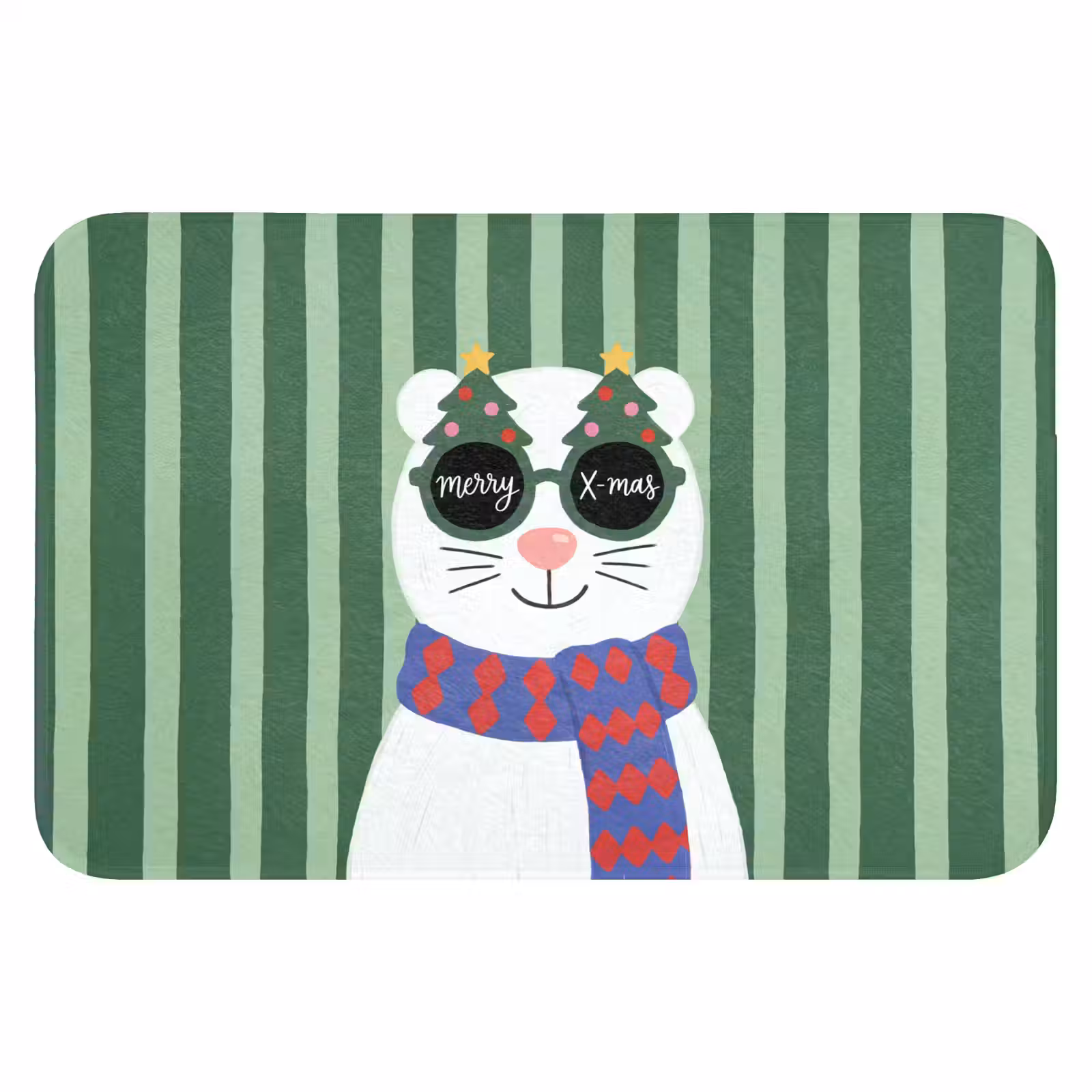 Badmat - Dier - Winter - Cartoon — 1
