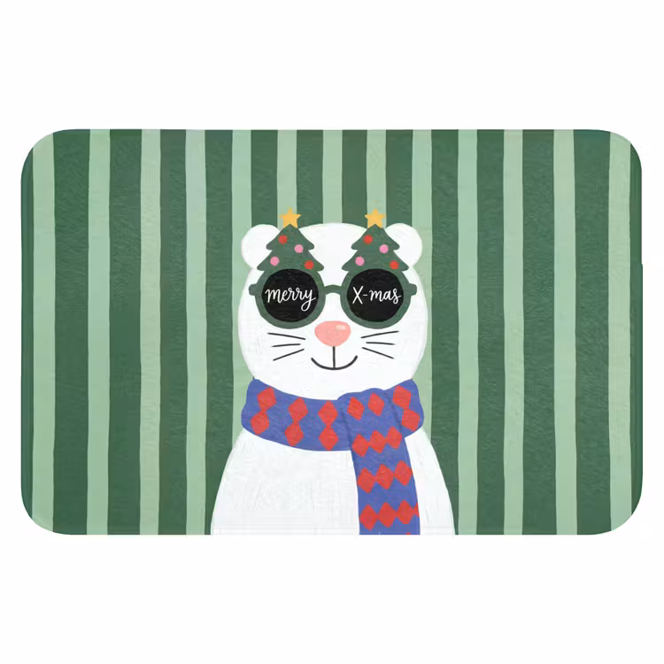 Badmat - Dier - Winter - Cartoon — 1