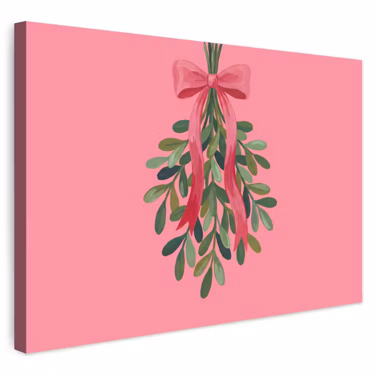 Buiten canvas - Plant - Lint - Roze — 1
