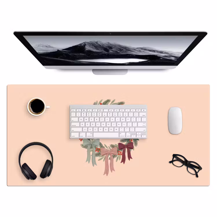 Bureau onderlegger - Kerstkrans - Strikken - Kerst — 4